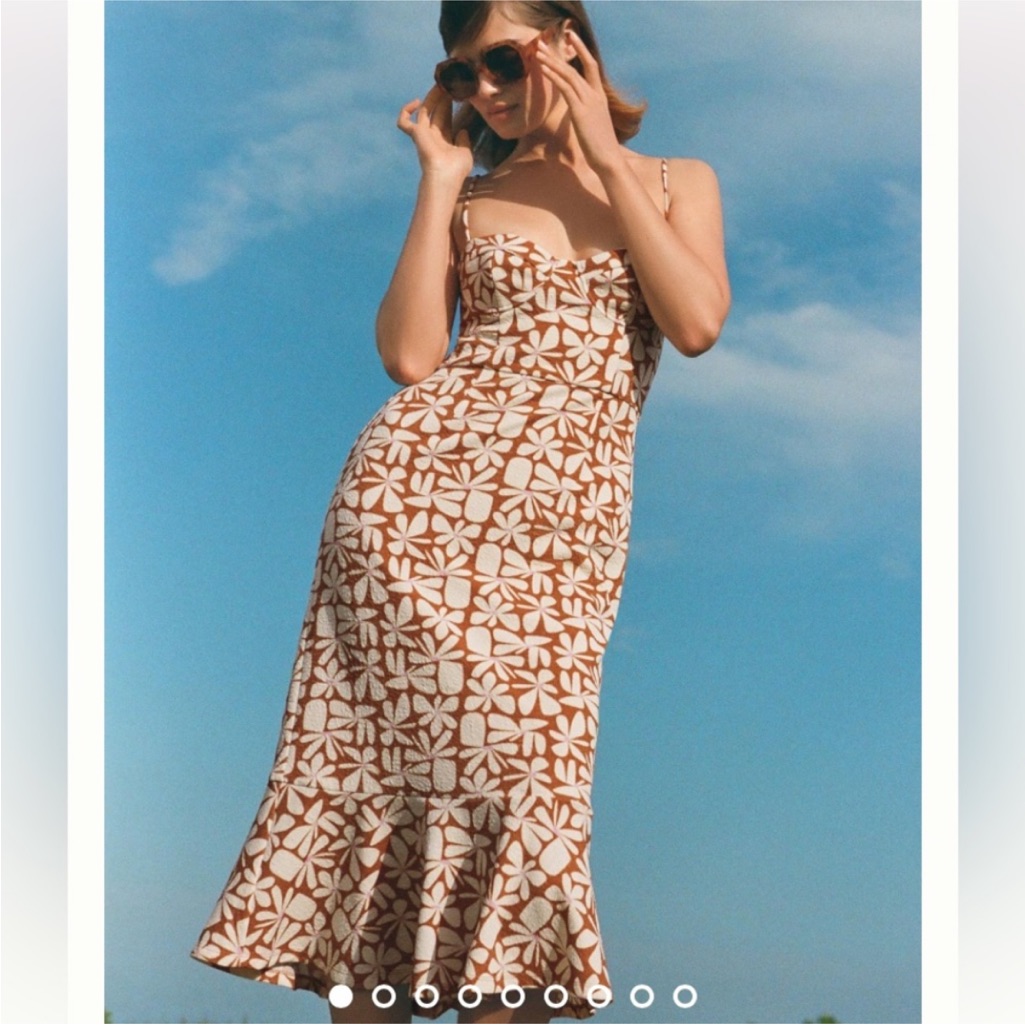 Anthropologie Retro Hutch Stretchy Dress